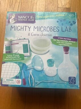Mighty Microbes Lab & Germ Journal - Blue/Teal